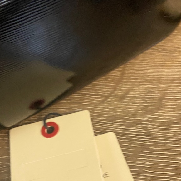 Ted Baker London Aster Black Textured Patent Leather Clutch Shoulder Bag NWT - Picture 4 of 9